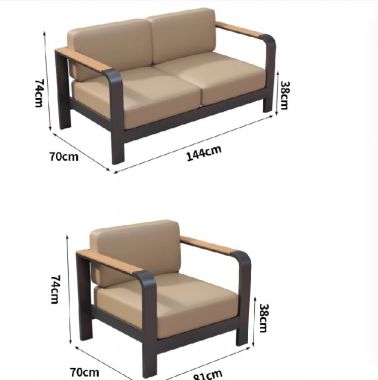 Thư giãn hoàn hảo trên sofa sắt sân vườn-SST 007