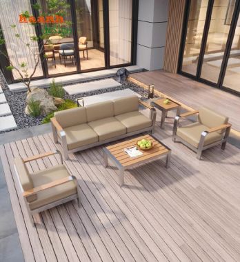 Thư giãn hoàn hảo trên sofa sắt sân vườn-SST 007