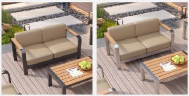 Thư giãn hoàn hảo trên sofa sắt sân vườn-SST 007