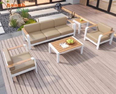 Thư giãn hoàn hảo trên sofa sắt sân vườn-SST 007