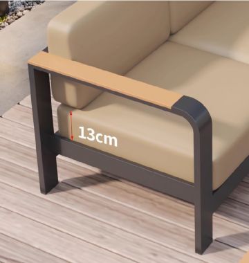 Thư giãn hoàn hảo trên sofa sắt sân vườn-SST 007