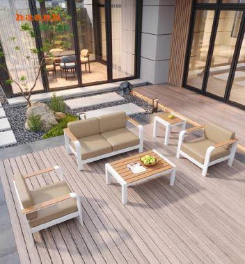 Thư giãn hoàn hảo trên sofa sắt sân vườn-SST 007