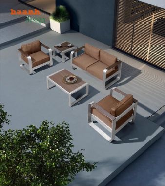 Bàn Ghế Sofa Sắt Ngoài Trời – Sự Lựa Chọn Cho Không Gian-SST 008