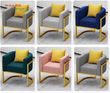 Sofa sắt phòng khách hiện đại dáng bo cong - SFS 013