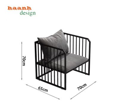 Sofa sắt và đệm phòng khách hiện đại cho gia đình SFS 004