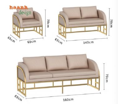 Phát huy phong cách tối giản với bàn ghế sofa sắt-SFS 007