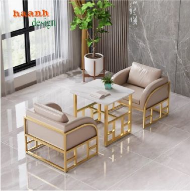 Phát huy phong cách tối giản với bàn ghế sofa sắt-SFS 007