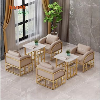 Phát huy phong cách tối giản với bàn ghế sofa sắt-SFS 007