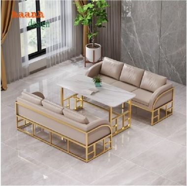 Phát huy phong cách tối giản với bàn ghế sofa sắt-SFS 007