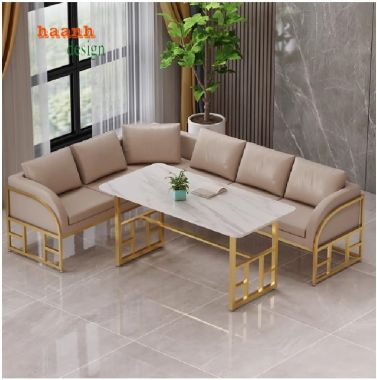 Phát huy phong cách tối giản với bàn ghế sofa sắt-SFS 007