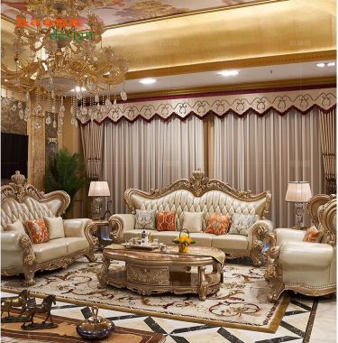 Bàn ghế phòng khách tân cổ điển châu âu cao cấp FSC 003