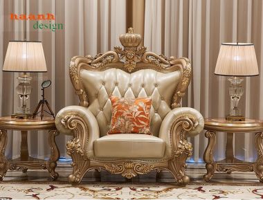 Bàn ghế phòng khách tân cổ điển châu âu cao cấp FSC 003