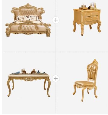 Bàn ghế phòng khách tân cổ điển châu âu cao cấp FSC 003