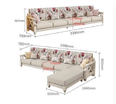 Khám phá vẻ đẹp của sofa gỗ tân cổ điển phòng khách-FSC 008