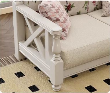 Khám phá vẻ đẹp của sofa gỗ tân cổ điển phòng khách-FSC 008