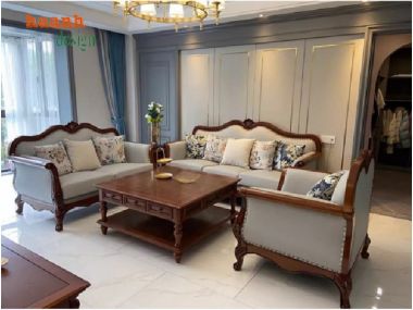 Thư giãn tuyệt vời bên Sofa tân cổ điển phòng khách-SFC 007