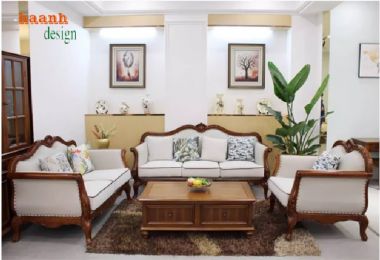Thư giãn tuyệt vời bên Sofa tân cổ điển phòng khách-SFC 007