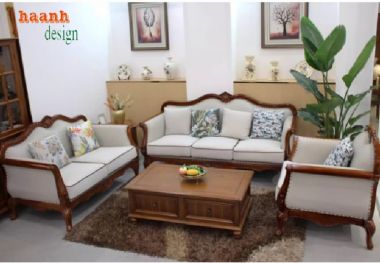 Thư giãn tuyệt vời bên Sofa tân cổ điển phòng khách-SFC 007