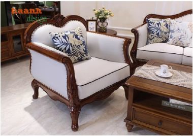 Thư giãn tuyệt vời bên Sofa tân cổ điển phòng khách-SFC 007