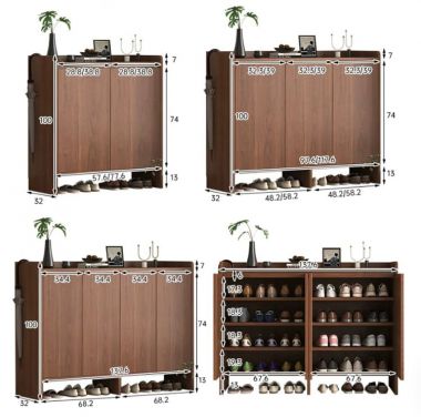 Tủ Đựng Giày Đẹp Sang Trọng Cho Nhà Hiện Đại-TCD 008
