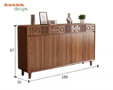 Tủ để giày dép bằng gỗ hiện đại chất lượng cao, giá tốt-TDC 007