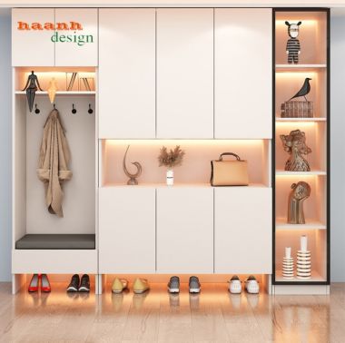 Tủ giầy gỗ công nghiệp tiện dụng cho gia đình TDC001