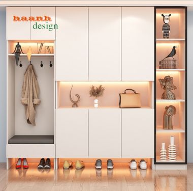 Tủ giầy gỗ công nghiệp tiện dụng cho gia đình TDC001