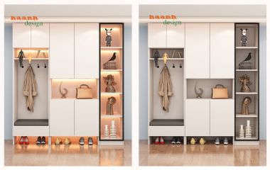 Tủ giầy gỗ công nghiệp tiện dụng cho gia đình TDC001