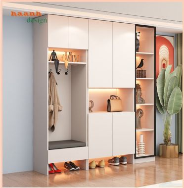 Tủ giầy gỗ công nghiệp tiện dụng cho gia đình TDC001