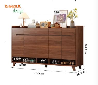 Tủ giày gỗ công nghiệp chống ẩm nhập khẩu Thái Lan-TDC 005