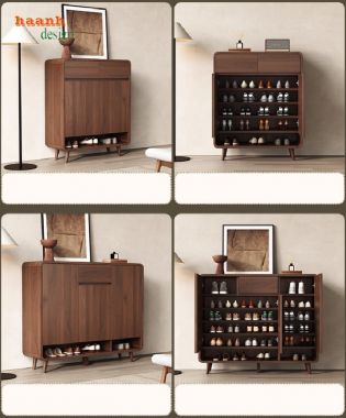 Tủ giày gỗ công nghiệp – Giải pháp lưu trữ cho gia đình-TDC 006