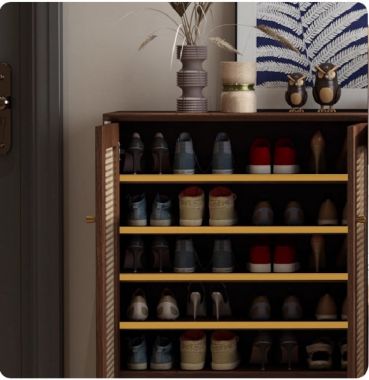 Thể hiện phong cách cá nhân với tủ giày dép gỗ sồi-TGH 006