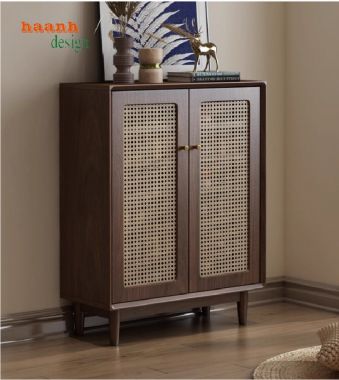 Thể hiện phong cách cá nhân với tủ giày dép gỗ sồi-TGH 006