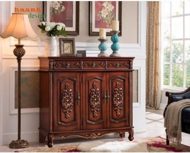 Tủ giày dép tân cổ điển phong cách châu âu TGT 001