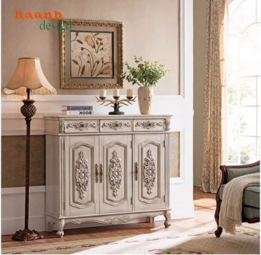 Tủ giày dép tân cổ điển phong cách châu âu TGT 001