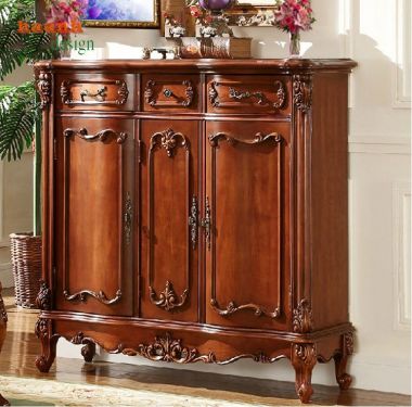 Chọn tủ giày gỗ tự nhiên phù hợp với phong cách nội thất-TGT 004