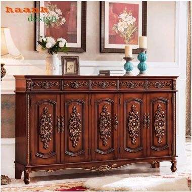 Tủ giày dép tân cổ điển phong cách châu âu TGT 001