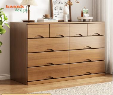 Tủ Gỗ Ngăn Kéo Hiện Đại Cho Phòng Ngủ Gia Đình-TNK 005