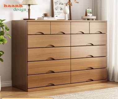 Tủ Gỗ Ngăn Kéo Hiện Đại Cho Phòng Ngủ Gia Đình-TNK 005