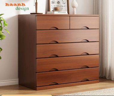 Tủ Gỗ Ngăn Kéo Hiện Đại Cho Phòng Ngủ Gia Đình-TNK 005