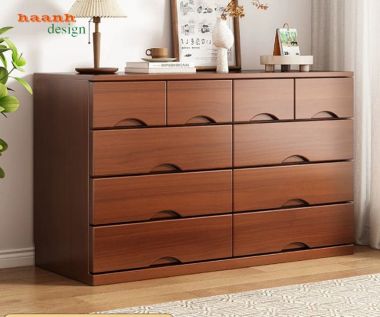 Tủ Gỗ Ngăn Kéo Hiện Đại Cho Phòng Ngủ Gia Đình-TNK 005