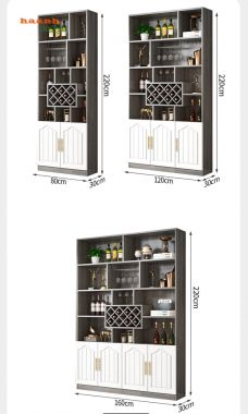 Tủ phòng khách gỗ công nghiệp tiện ích hiện đại TPK001