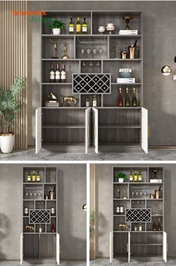 Tủ phòng khách gỗ công nghiệp tiện ích hiện đại TPK001