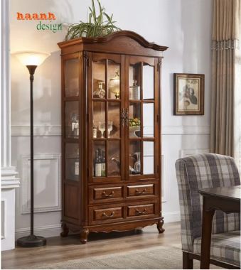 Tủ gỗ phòng khách hiện đại chuẩn xu hướng 2025-TPK 010