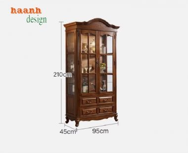 Tủ gỗ phòng khách hiện đại chuẩn xu hướng 2025-TPK 010