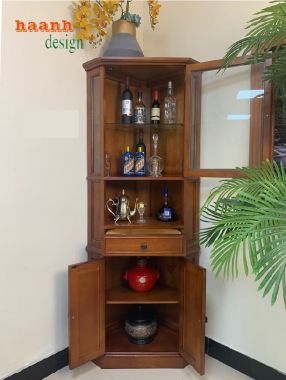 Tìm hiểu về tính năng nổi bật của tủ góc gỗ tự nhiên-TPK 007