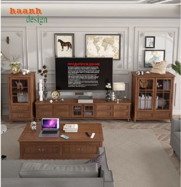 Tủ phòng khách gỗ hiện đại – Nâng tầm đẳng cấp cho tổ ấm-TPK 011