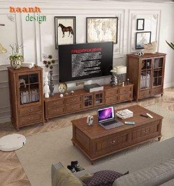 Tủ phòng khách gỗ hiện đại – Nâng tầm đẳng cấp cho tổ ấm-TPK 011