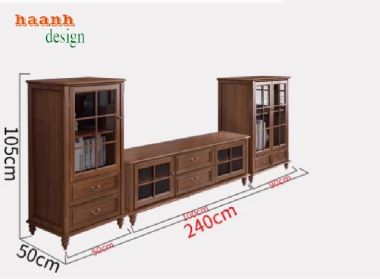 Tủ phòng khách gỗ hiện đại – Nâng tầm đẳng cấp cho tổ ấm-TPK 011