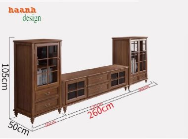 Tủ phòng khách gỗ hiện đại – Nâng tầm đẳng cấp cho tổ ấm-TPK 011